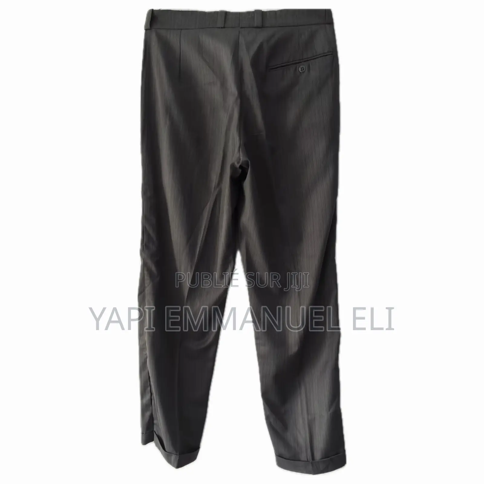 Pantalon Gris Foncé Pour Hommes