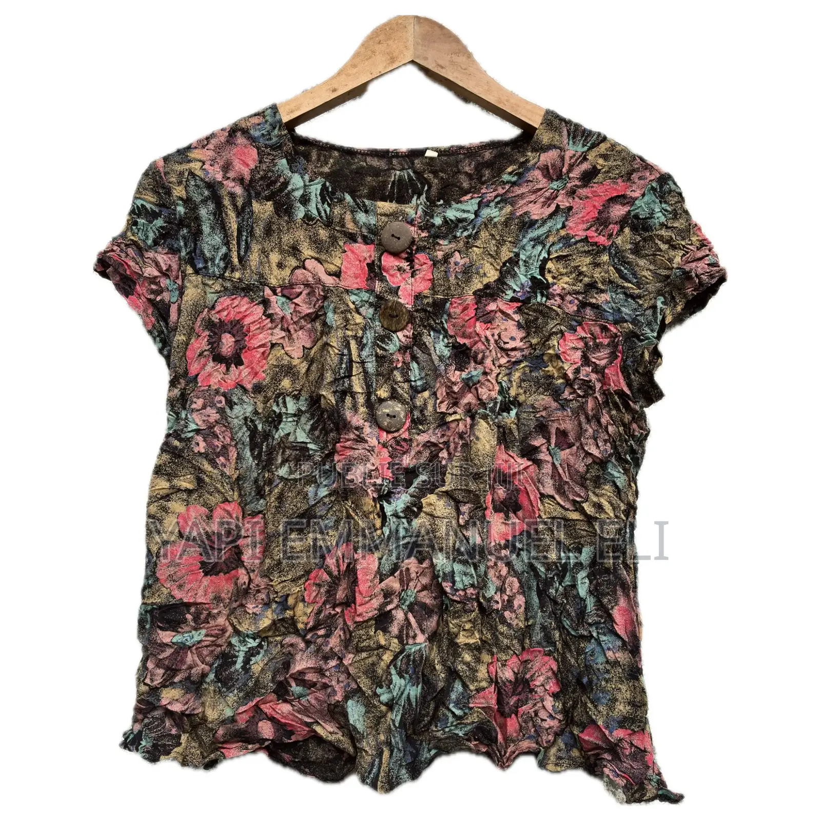 Chemisier À Effet Froissé(Crinkle Top)