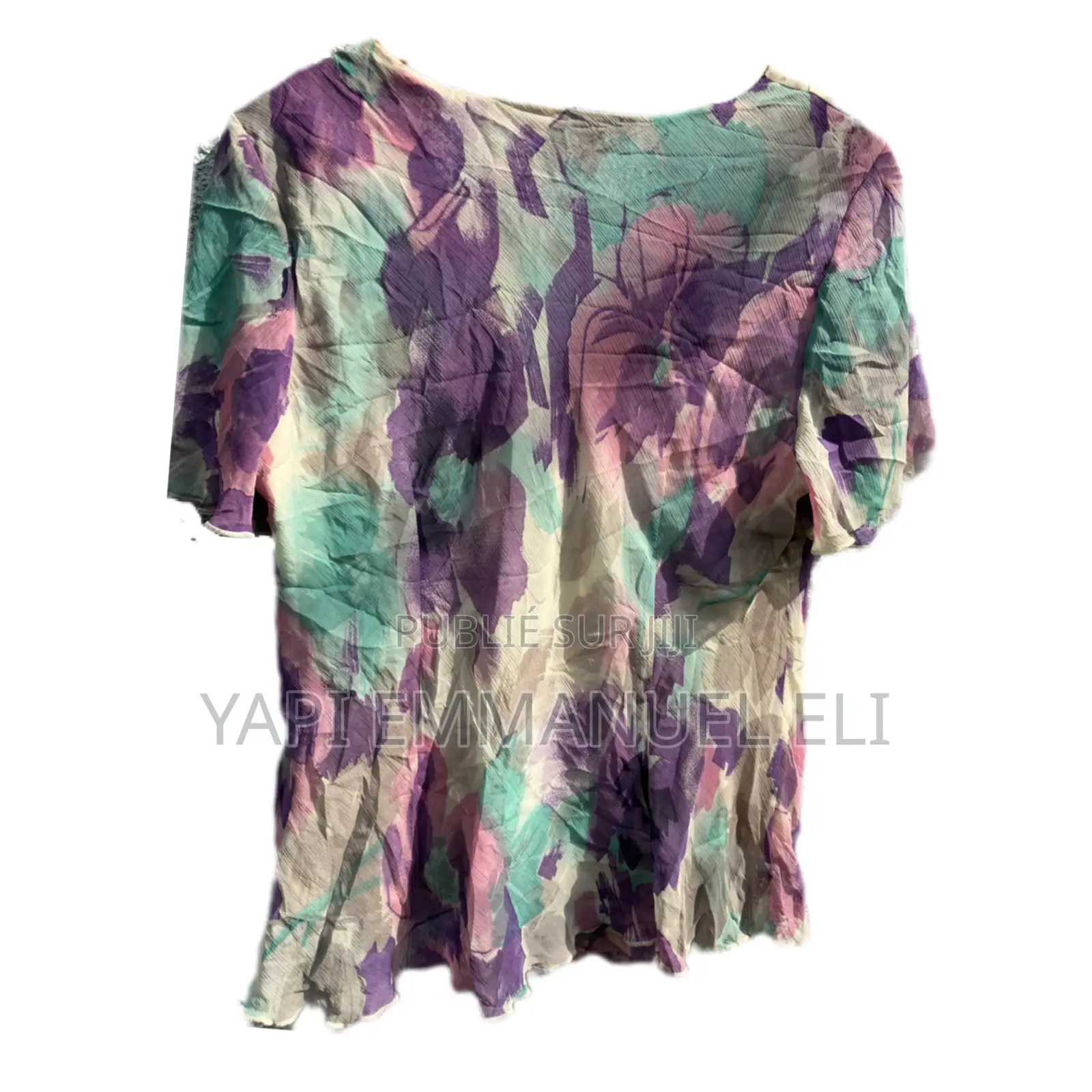 T-shirt Femme Imprimé Multicolore