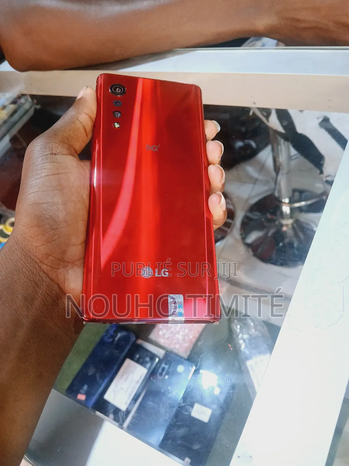 LG Velvet 5G 128 GB Rouge