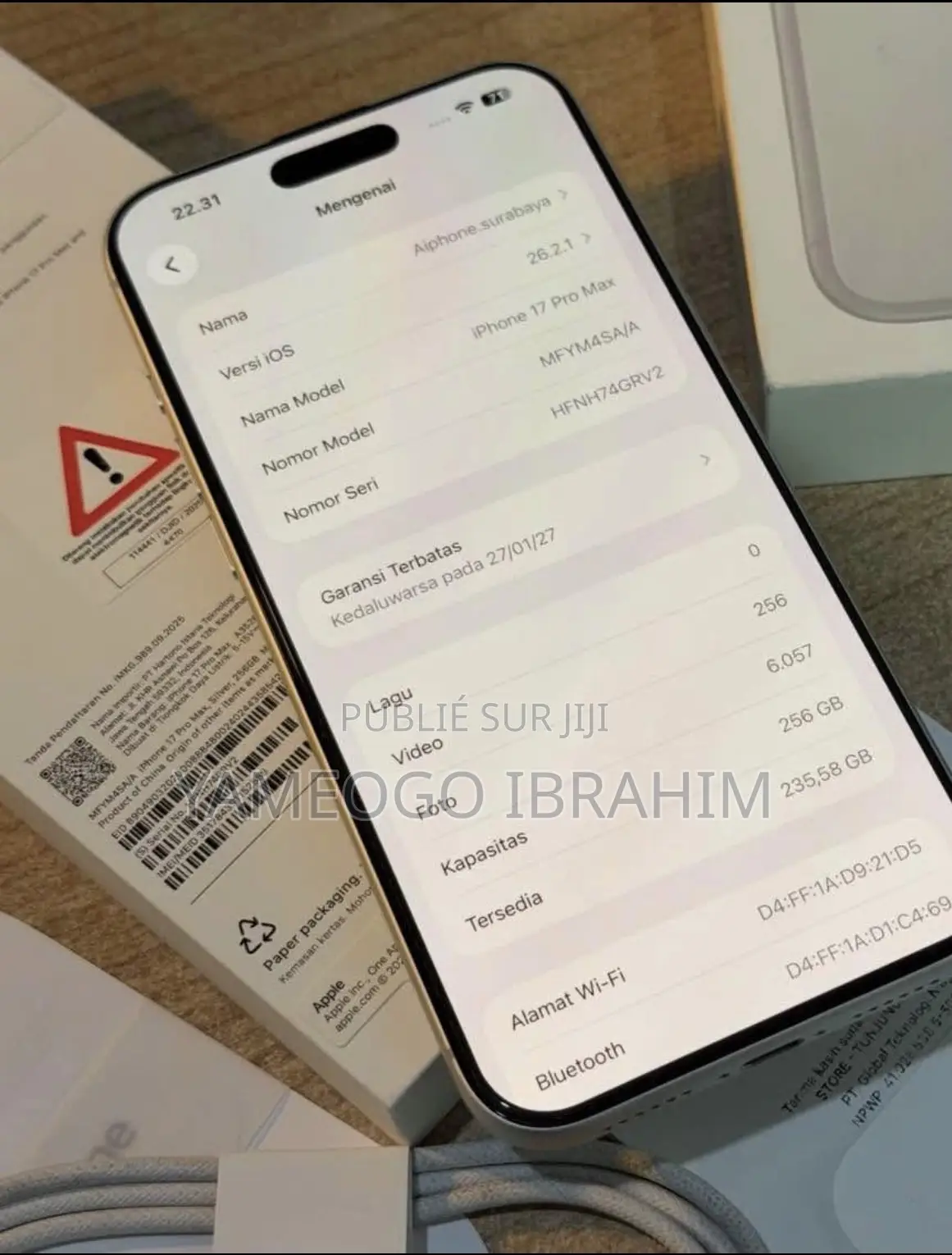 Nouveau Apple iPhone 17 Pro 512 GB Orange