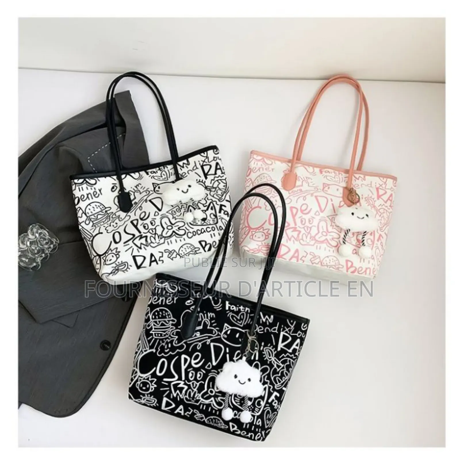 Sac Fourre-Tout en Toile, Vendu Uniquement en Gros