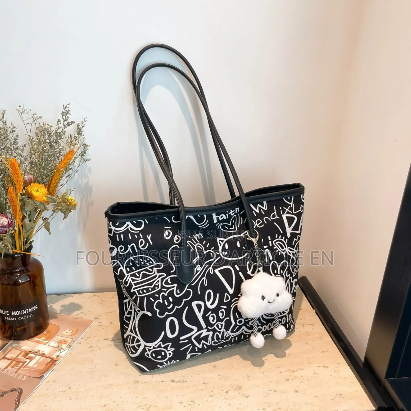 Sac Fourre-Tout en Toile, Vendu Uniquement en Gros