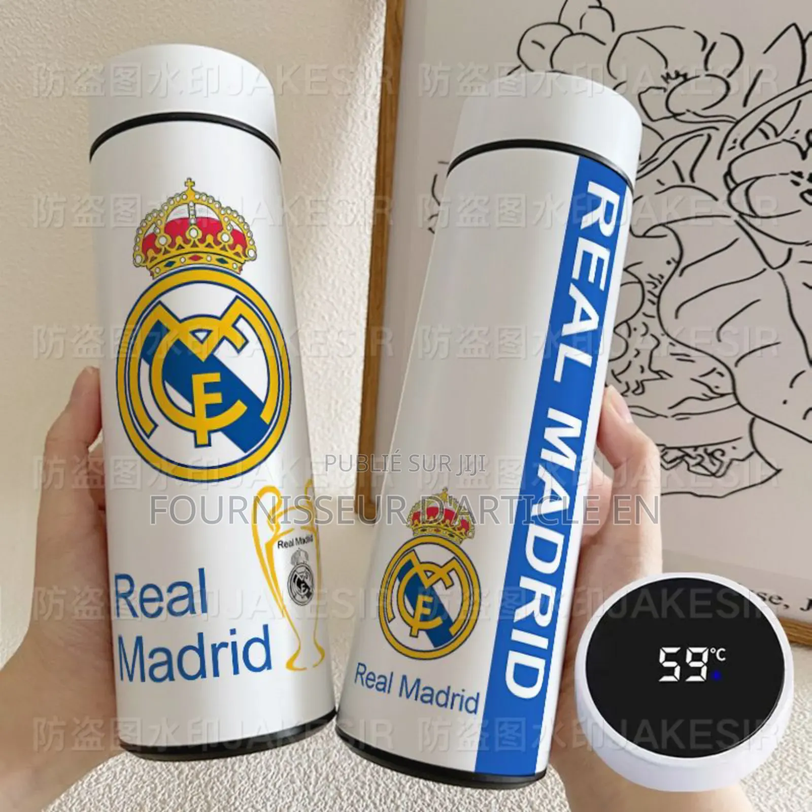 Gourde Isotherme Intelligente Sur Le Thème Du Football,Vendu en Gros