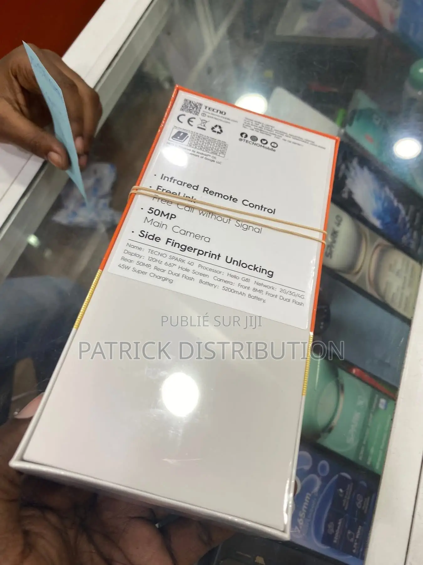 Nouveau Tecno Spark 40 256 GB Argenté