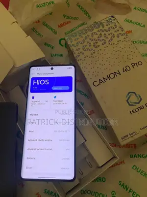 Tecno Camon 40 Pro 4G 256 GB Gris