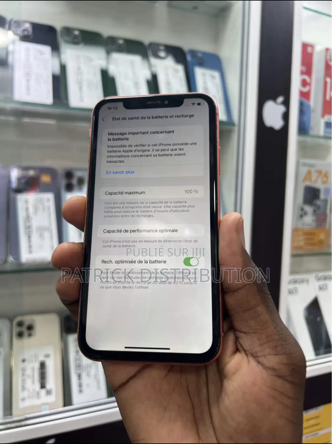 Apple iPhone XR 128 GB Or rose