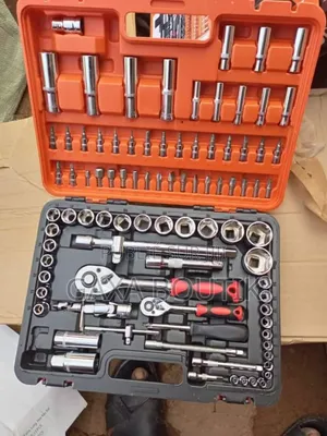 Kit De 108 Clés À Douille 1/2" Et 1/4"Portable