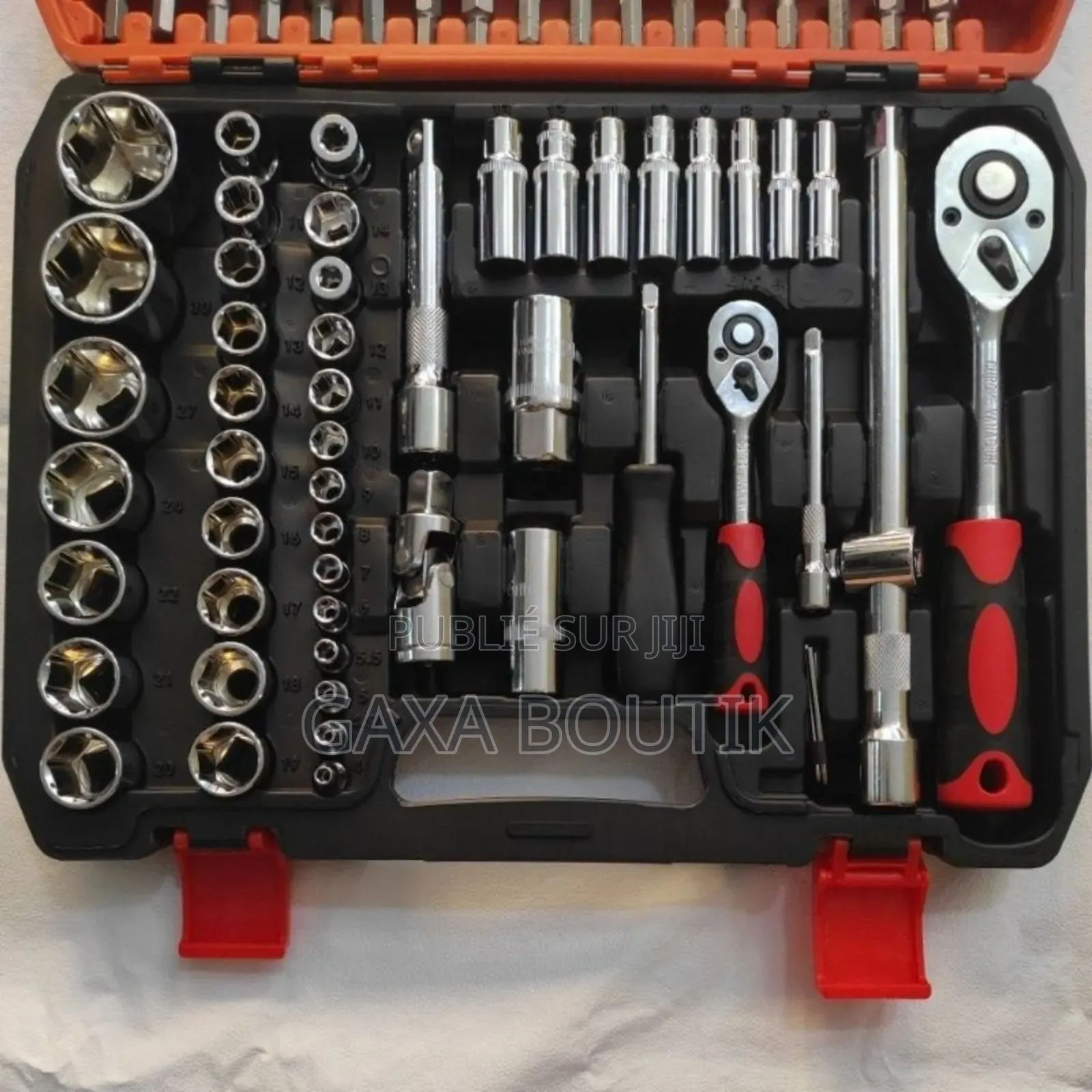 Kit De 108 Clés À Douille 1/2" Et 1/4"Portable