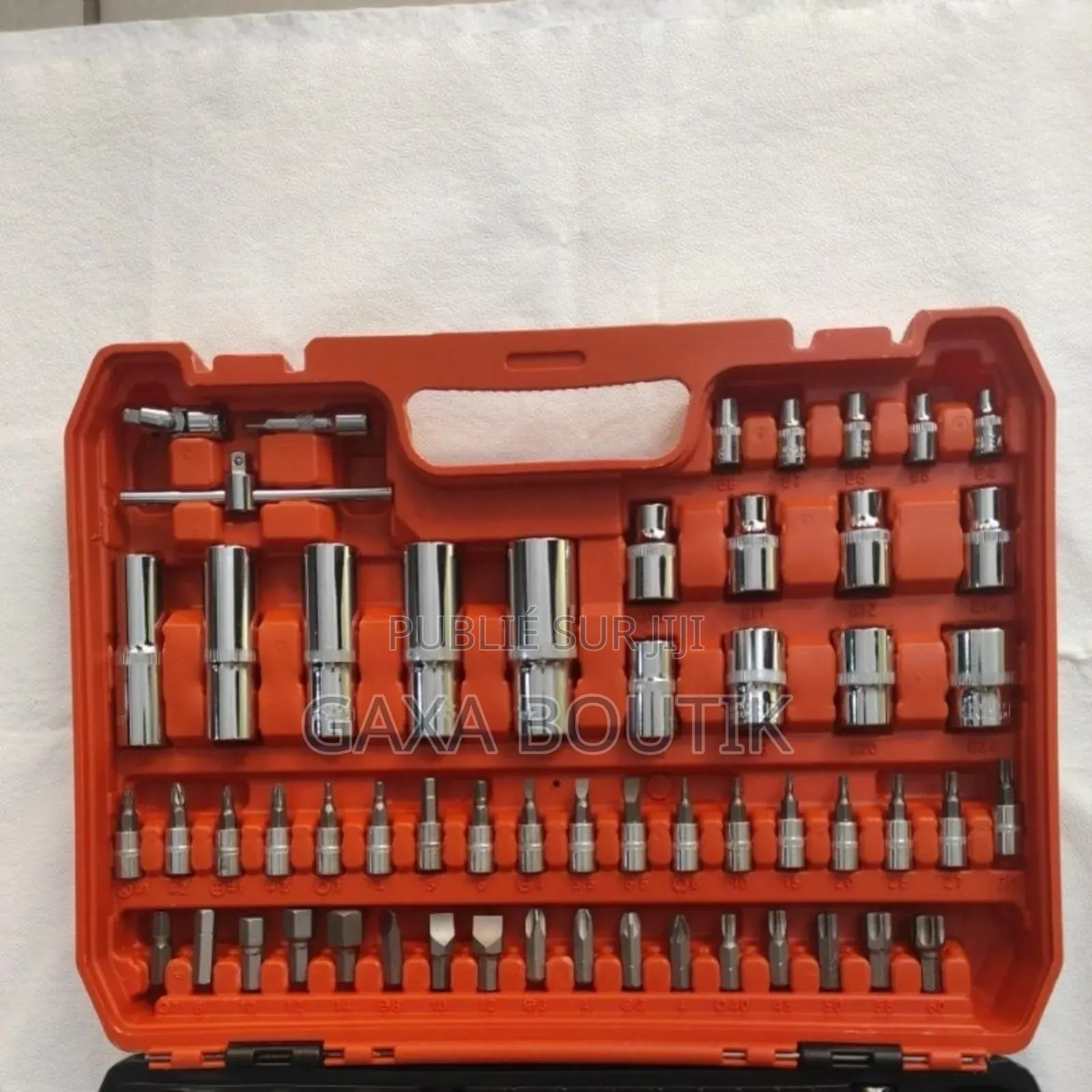 Kit De 108 Clés À Douille 1/2" Et 1/4"Portable
