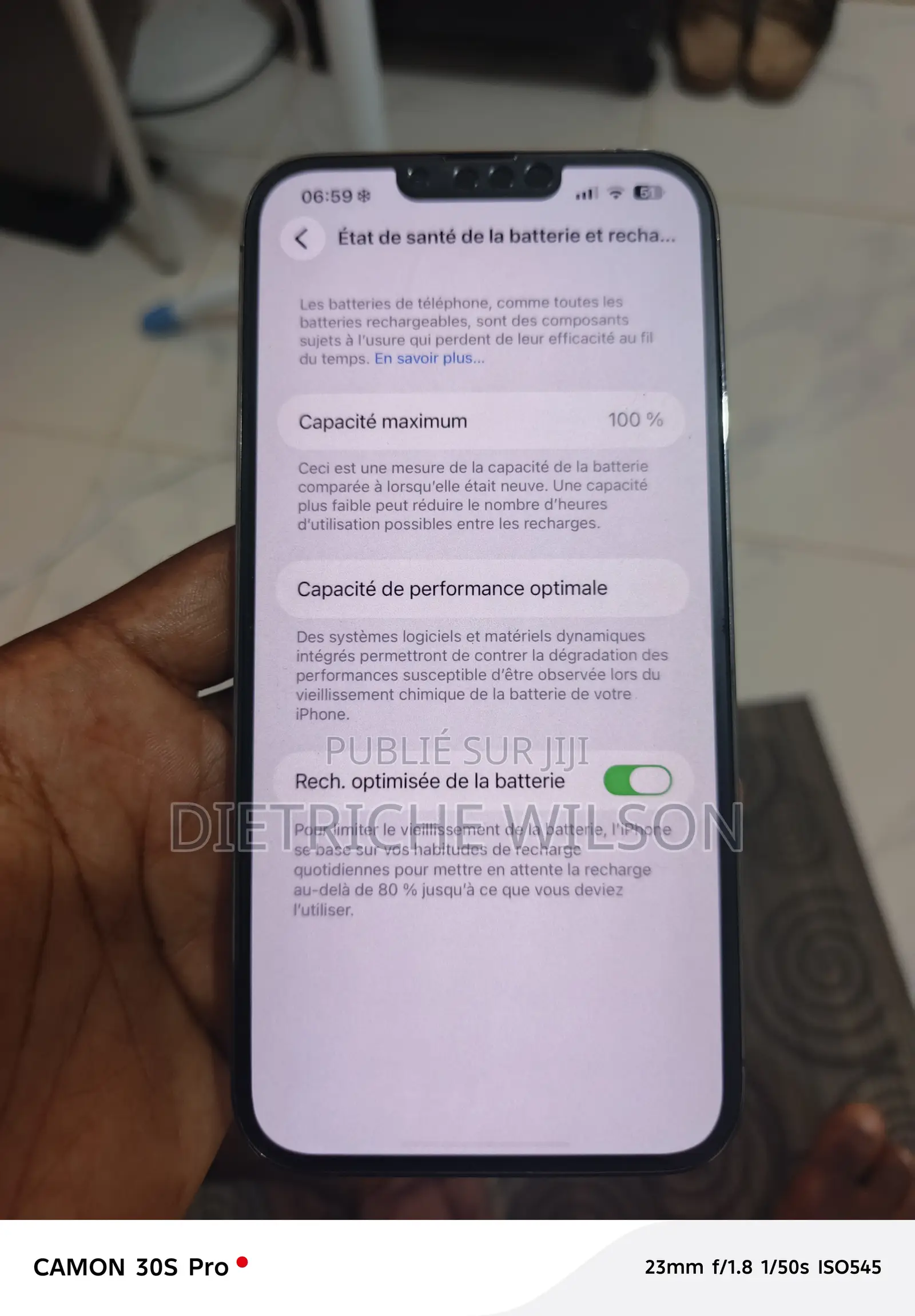 Nouveau Apple iPhone 13 Pro Max 128 GB Gris