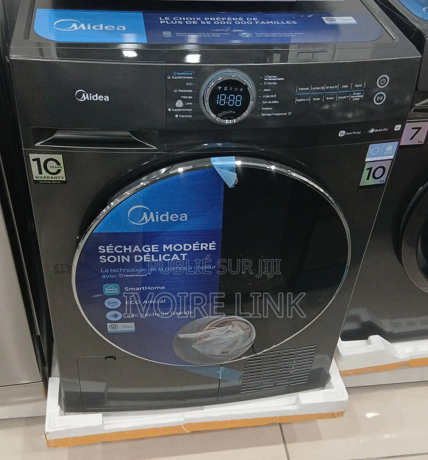 Sèche-Linge Moderne 10kg – Technologie Pompe À Chaleur