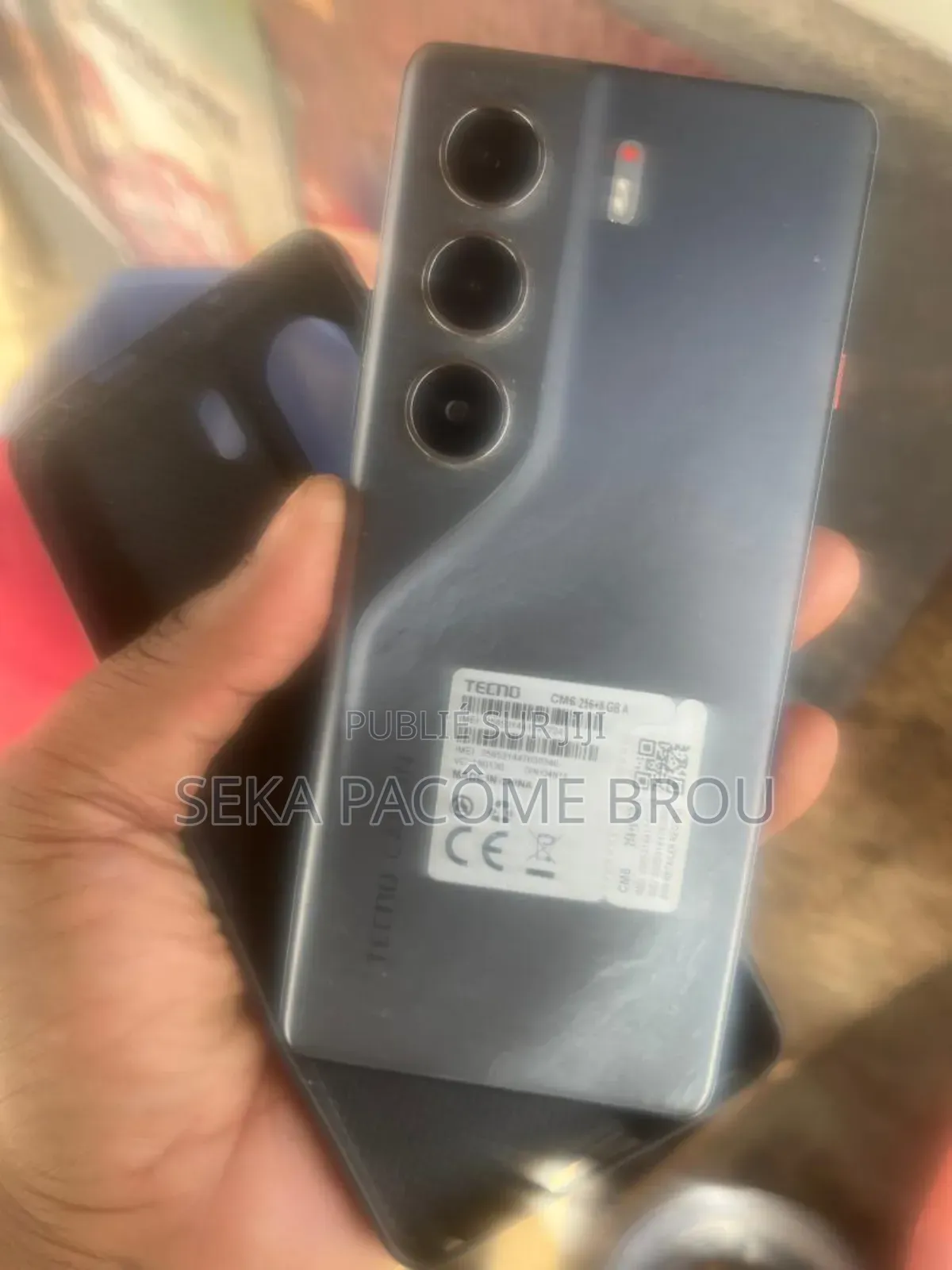 Nouveau Tecno Camon 40 Pro 4G 256 GB Gris