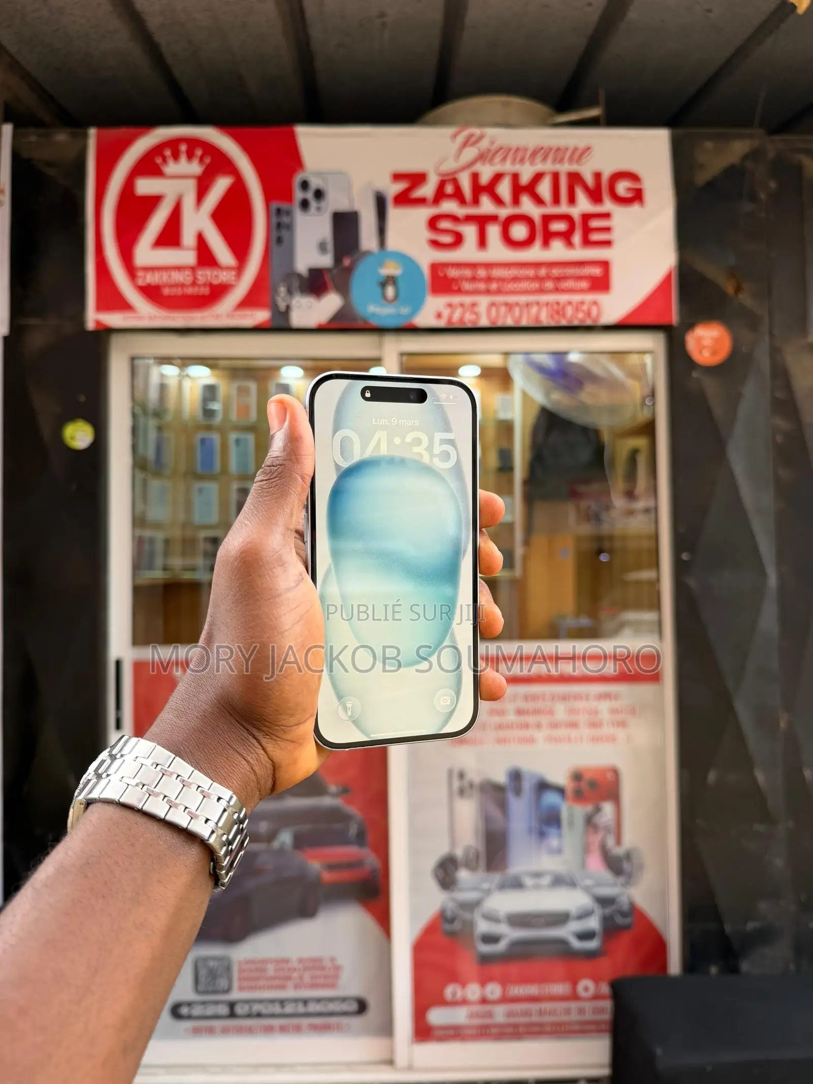 Apple iPhone 15 128 GB Bleu