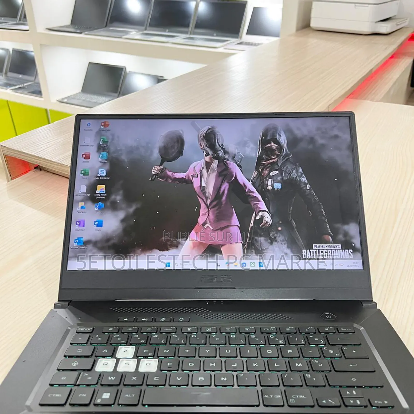 Nouveau Asus TUF Dash F15 16GB Intel Core i7 SSD 512GB