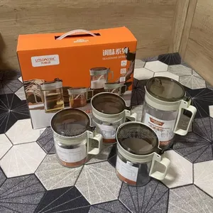 Les Coffrets De Condiments en Verre Vendu Uniquement en Gros