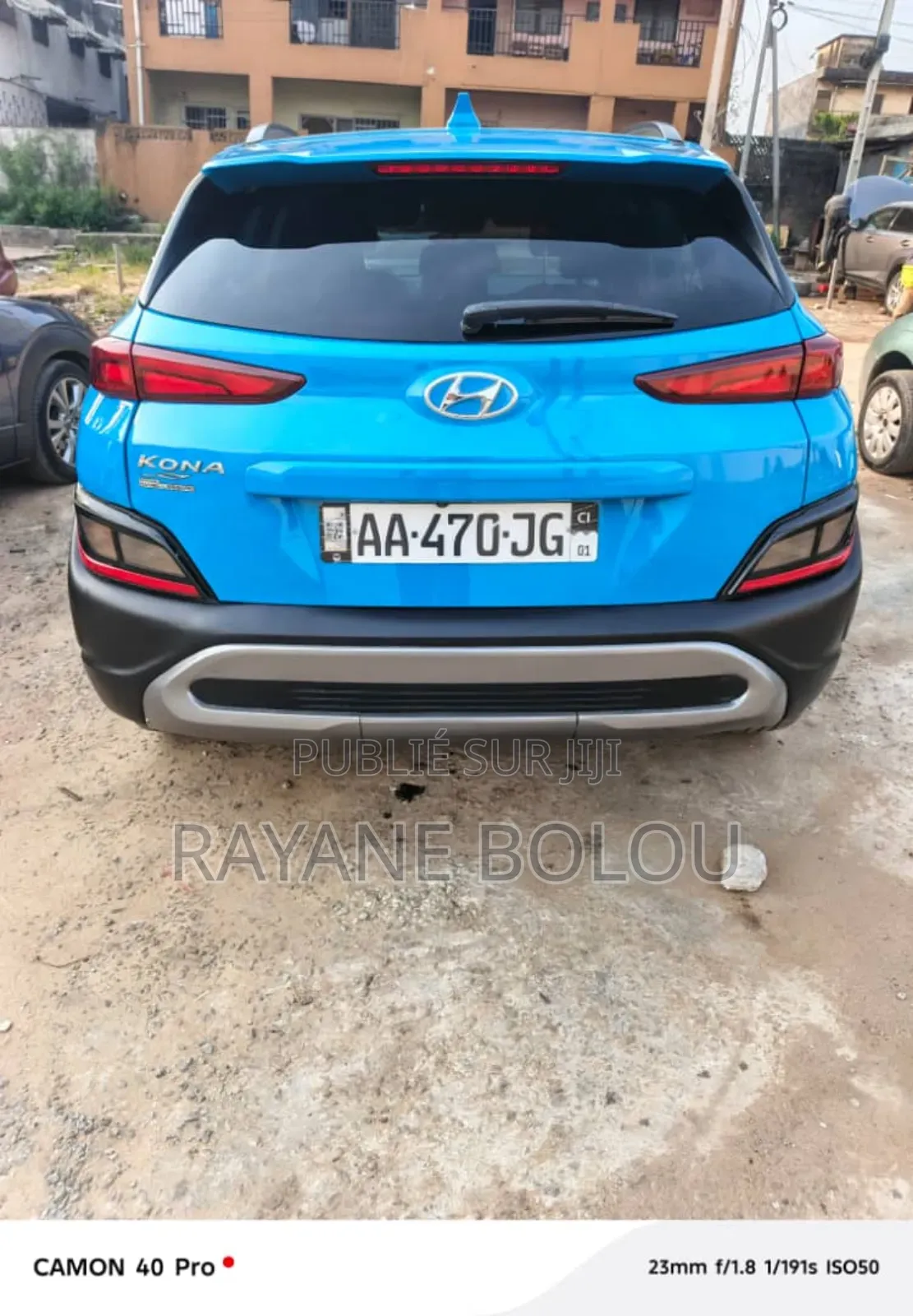 Hyundai Kona Limited 2023 Bleu