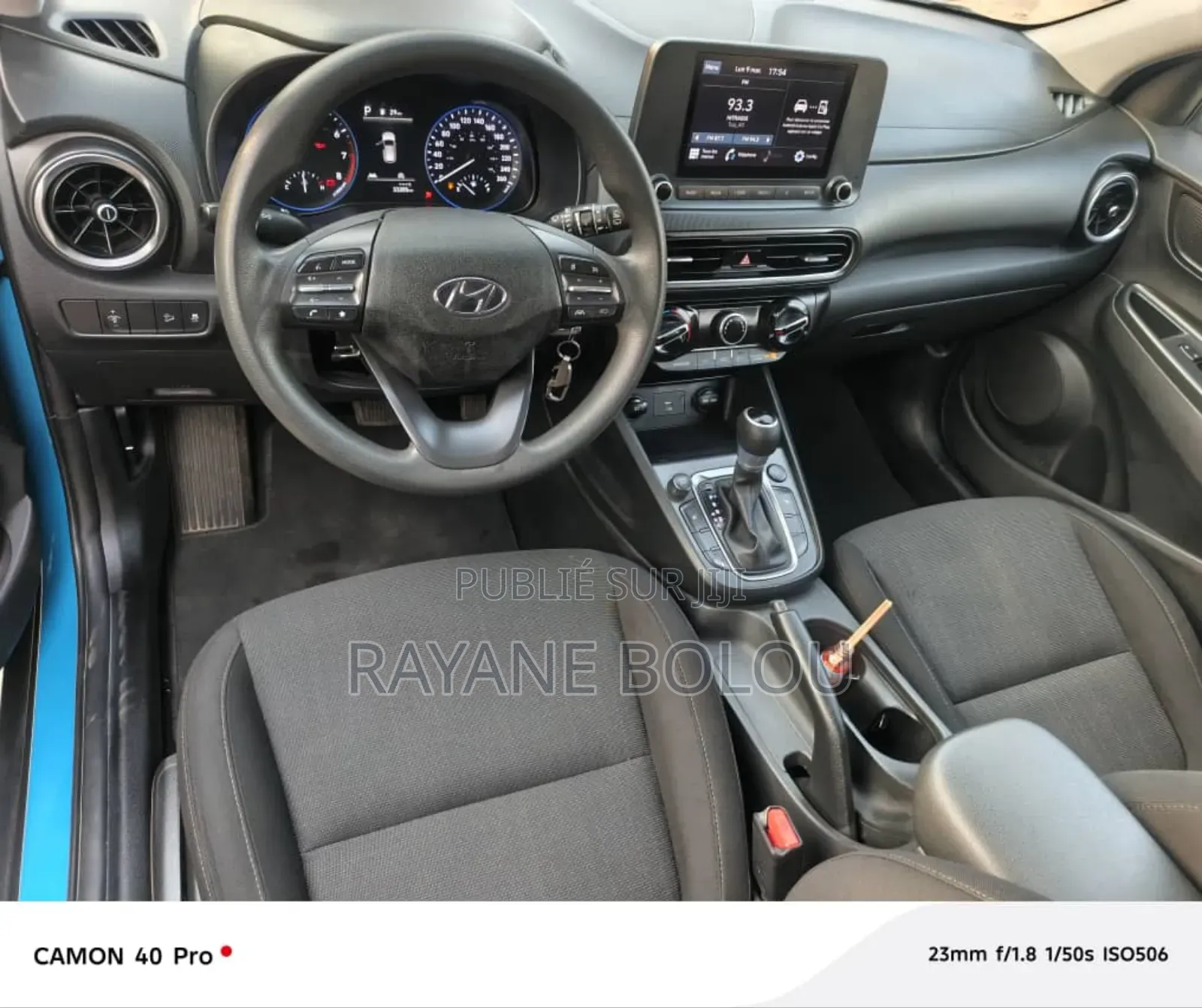 Hyundai Kona Limited 2023 Bleu