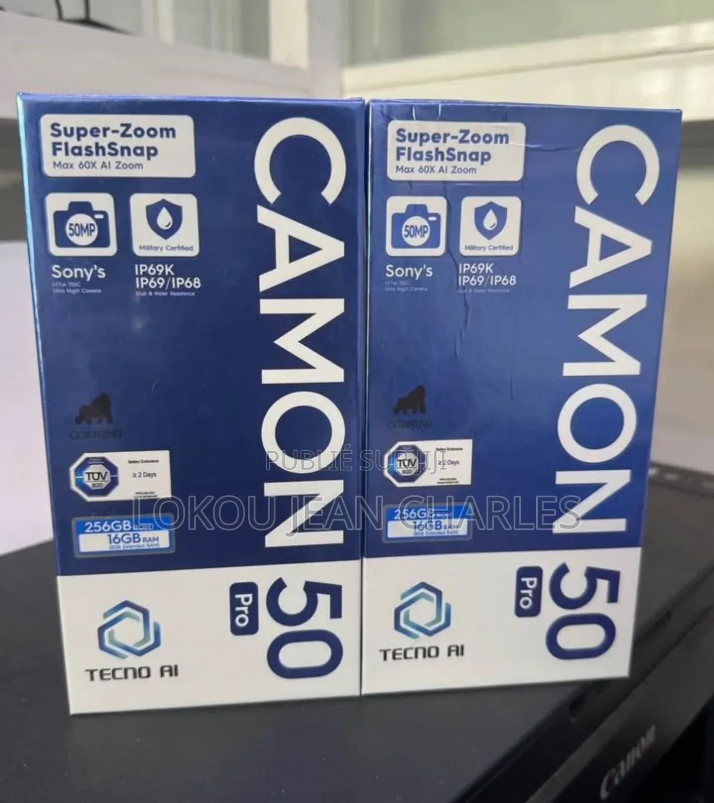 Nouveau Tecno Camon 50 Pro 256 GB Vert