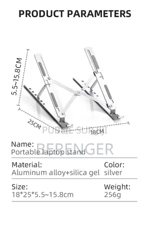 Support De Pc Portable 7 Niveaux De Reglages