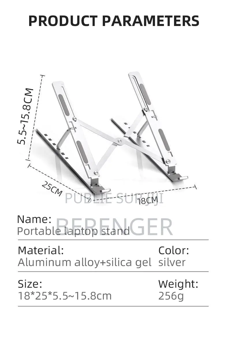 Support De Pc Portable 7 Niveaux De Reglages