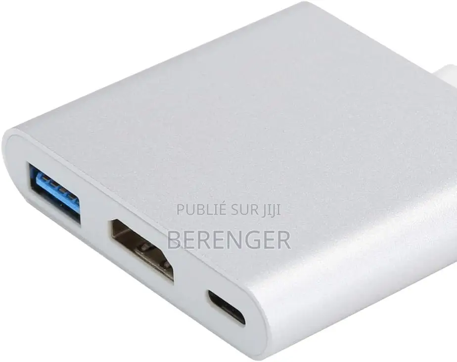 Adaptateur Type C Vers Usb+Hdmi+Usb C