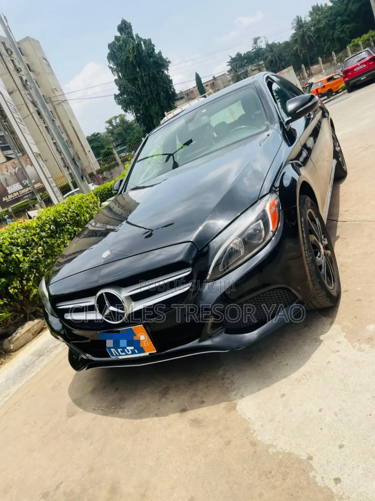 Mercedes-Benz C300 Luxury 4dr AWD 4Matic Sedan (2.0L 4cyl 7A) 2015 Noir