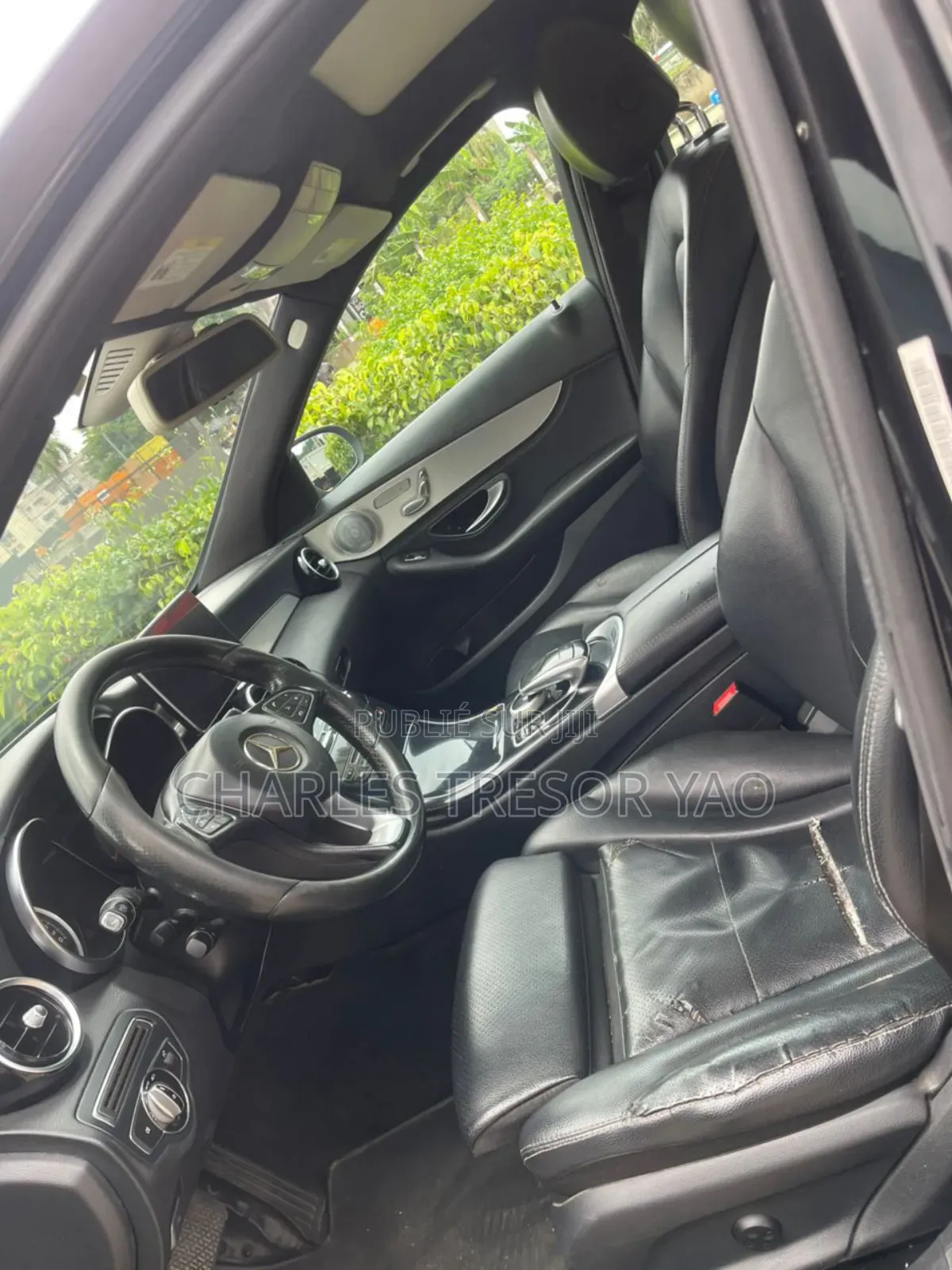 Mercedes-Benz C300 Luxury 4dr AWD 4Matic Sedan (2.0L 4cyl 7A) 2015 Noir