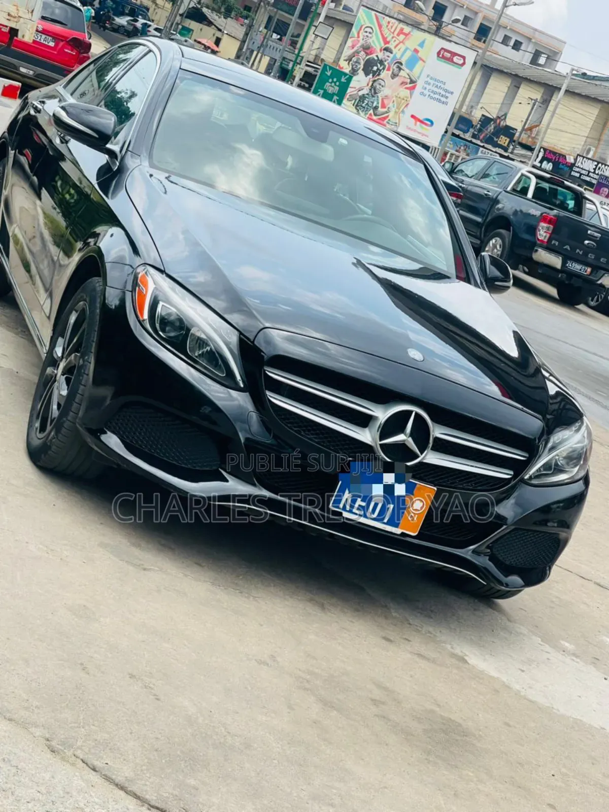 Mercedes-Benz C300 Luxury 4dr AWD 4Matic Sedan (2.0L 4cyl 7A) 2015 Noir