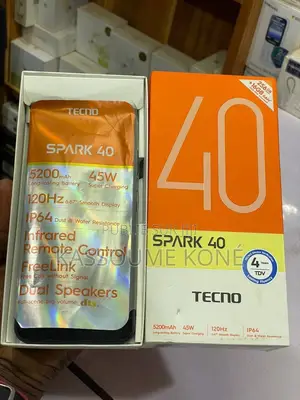 Tecno Spark 40 128 GB Noir