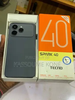 Tecno Spark 40 128 GB Noir