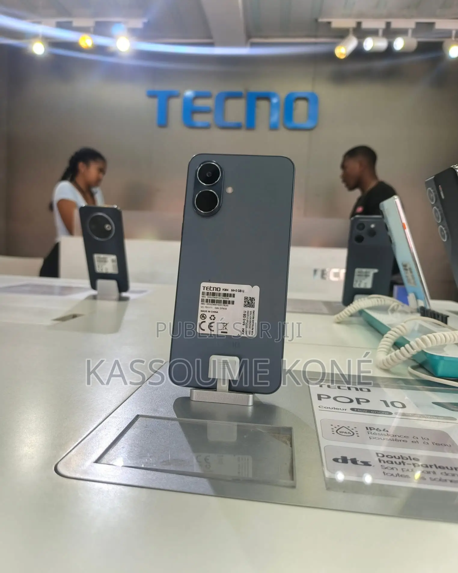 Nouveau Tecno Pop 10 128 GB Blanc