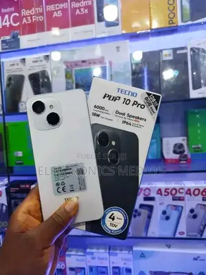 Nouveau Tecno Pop 10 Pro 128 GB Blanc