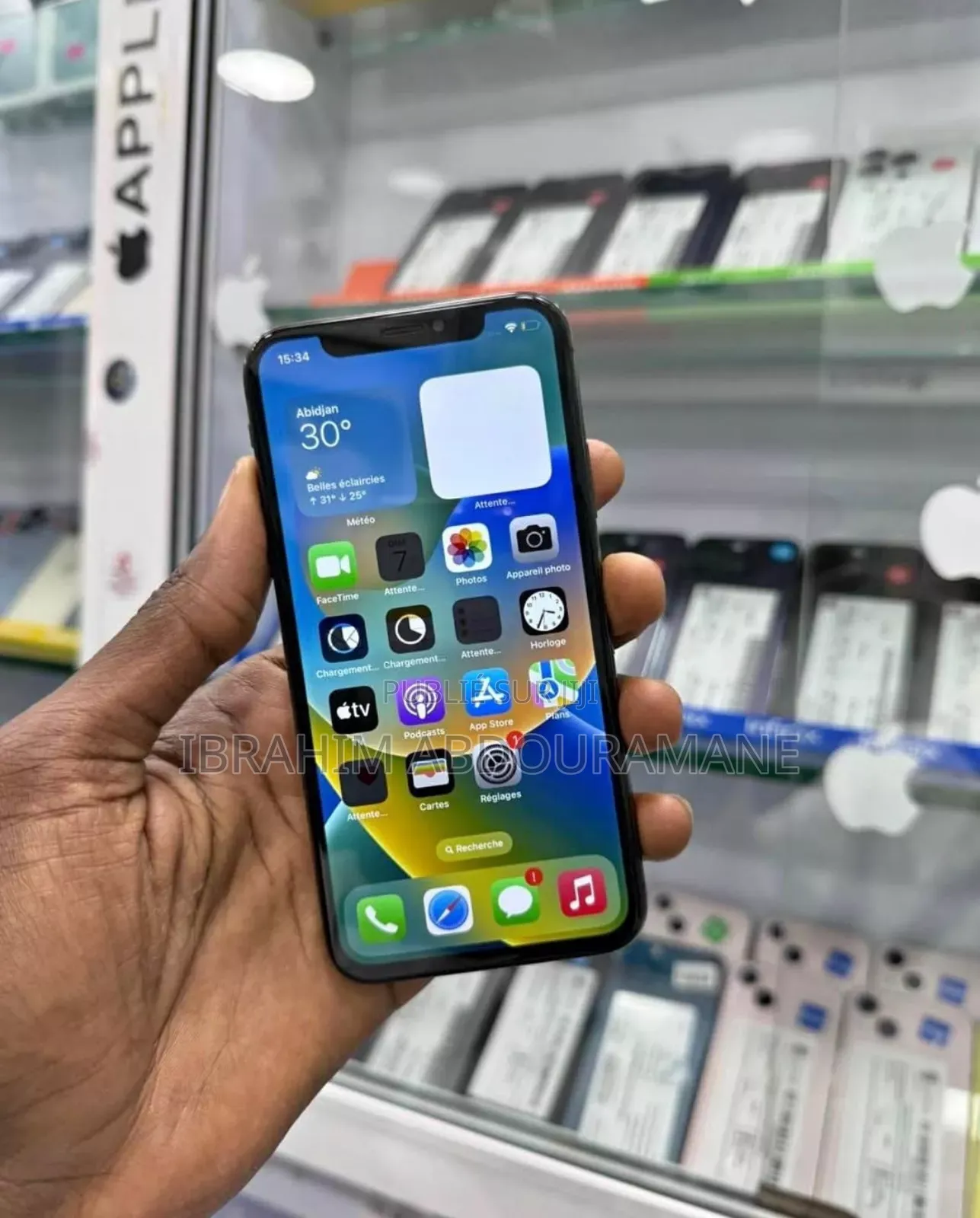 Nouveau Apple iPhone X 256 GB Noir