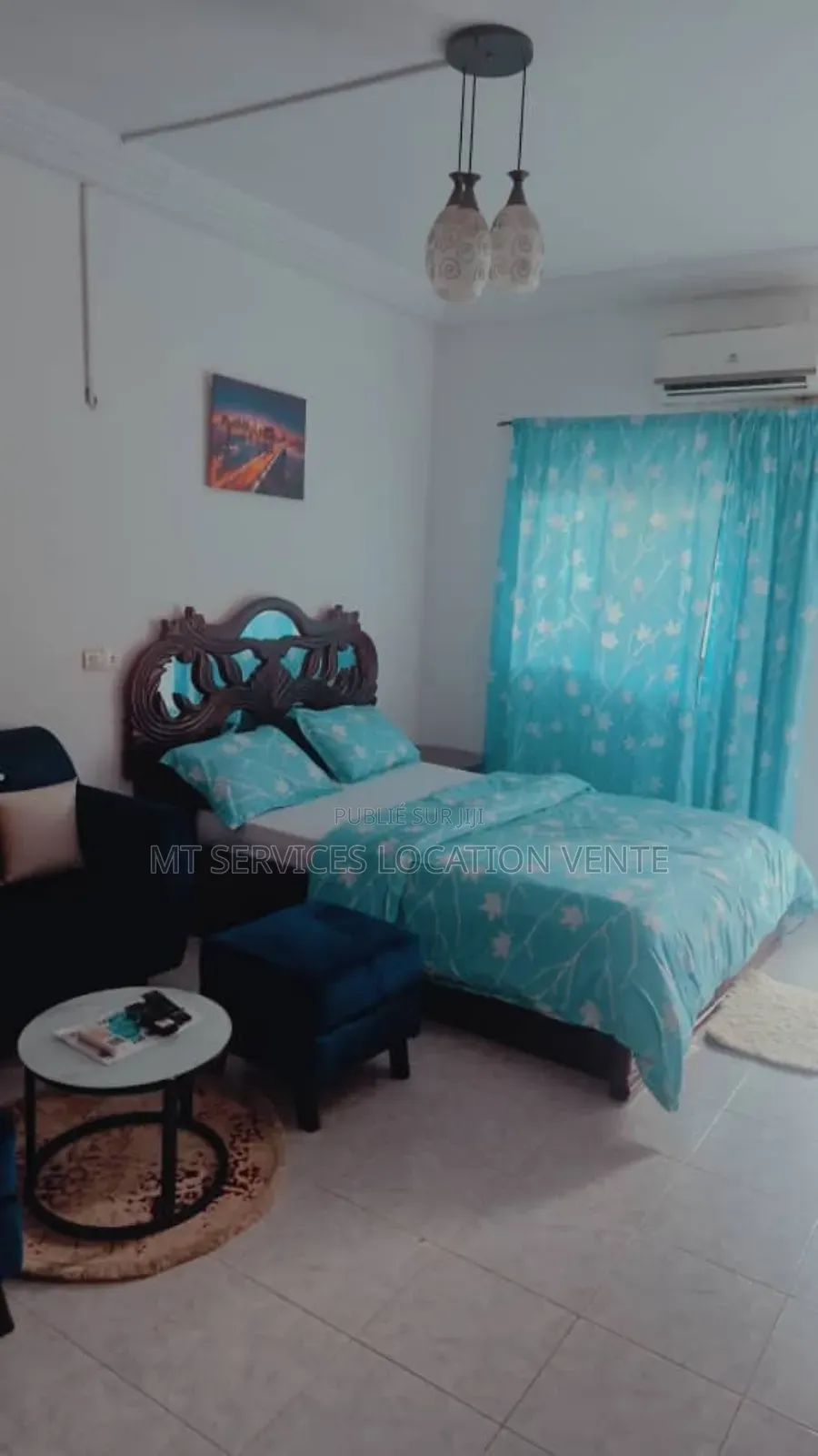 Furnished 1chbre Appartement dans Mt Service Location, Cocody à Louer