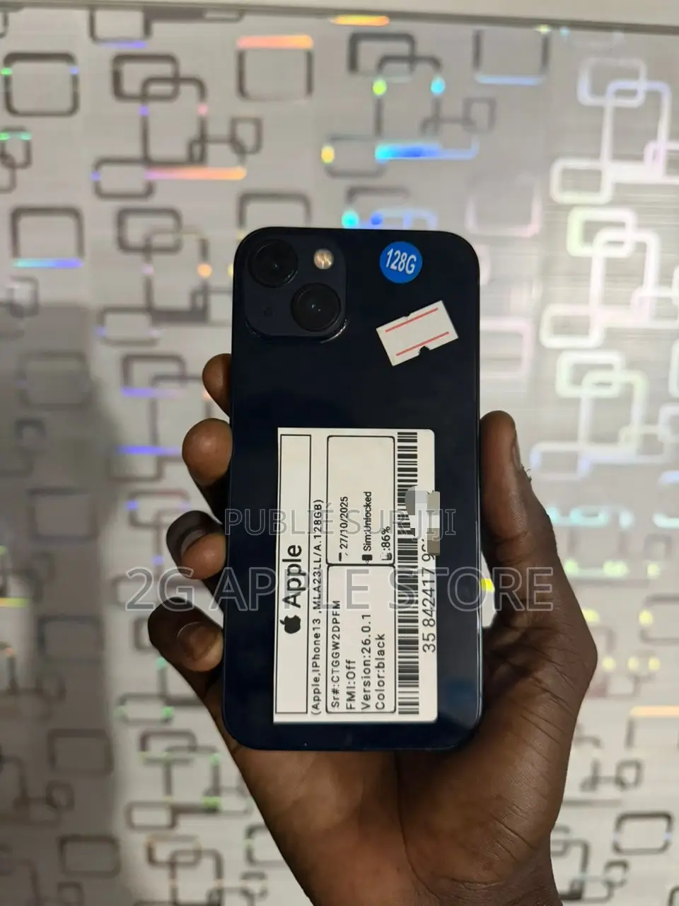 Nouveau Apple iPhone 13 128 GB Noir