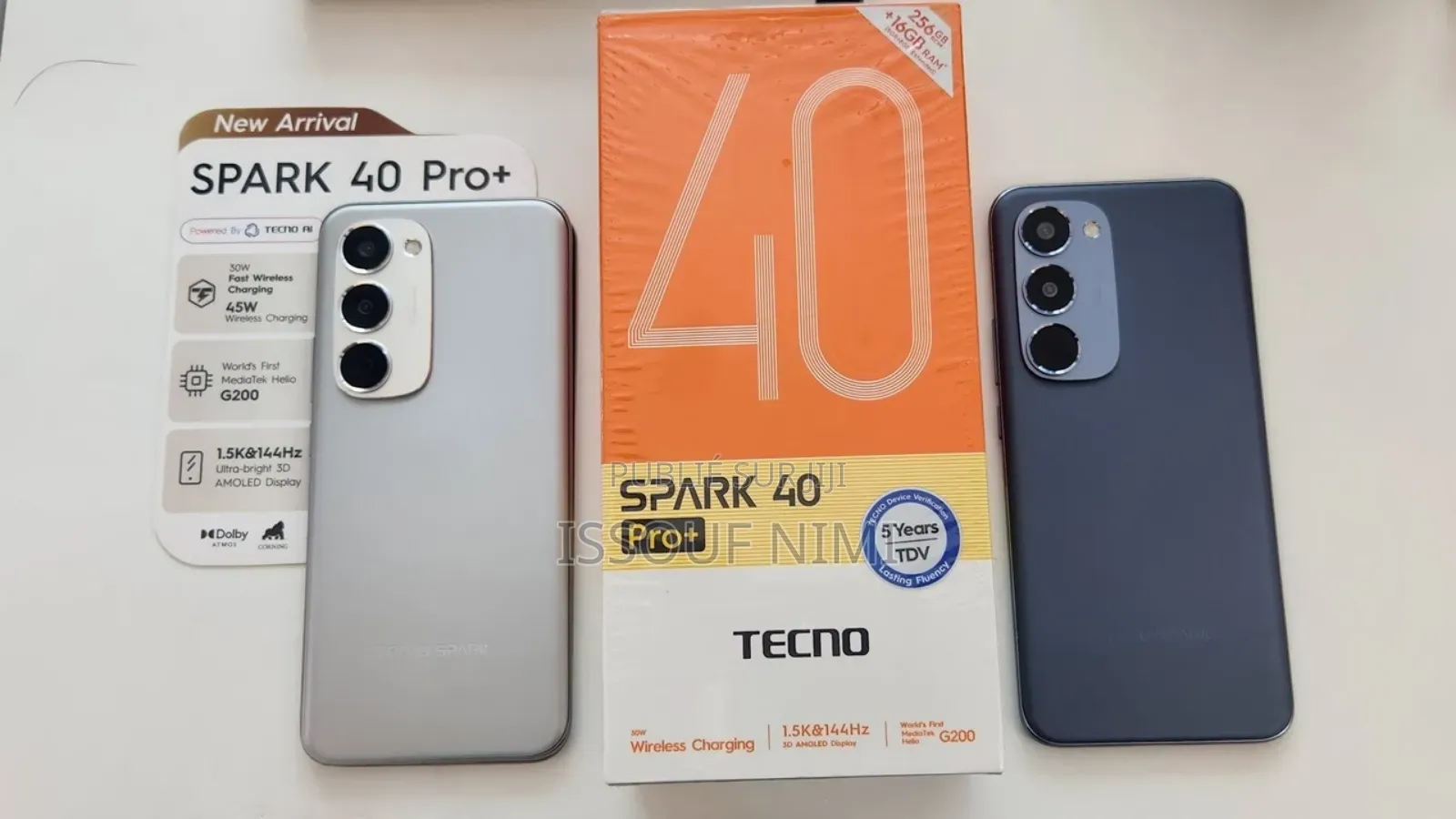 Nouveau Tecno Spark 40 Pro+ 256 GB Autre