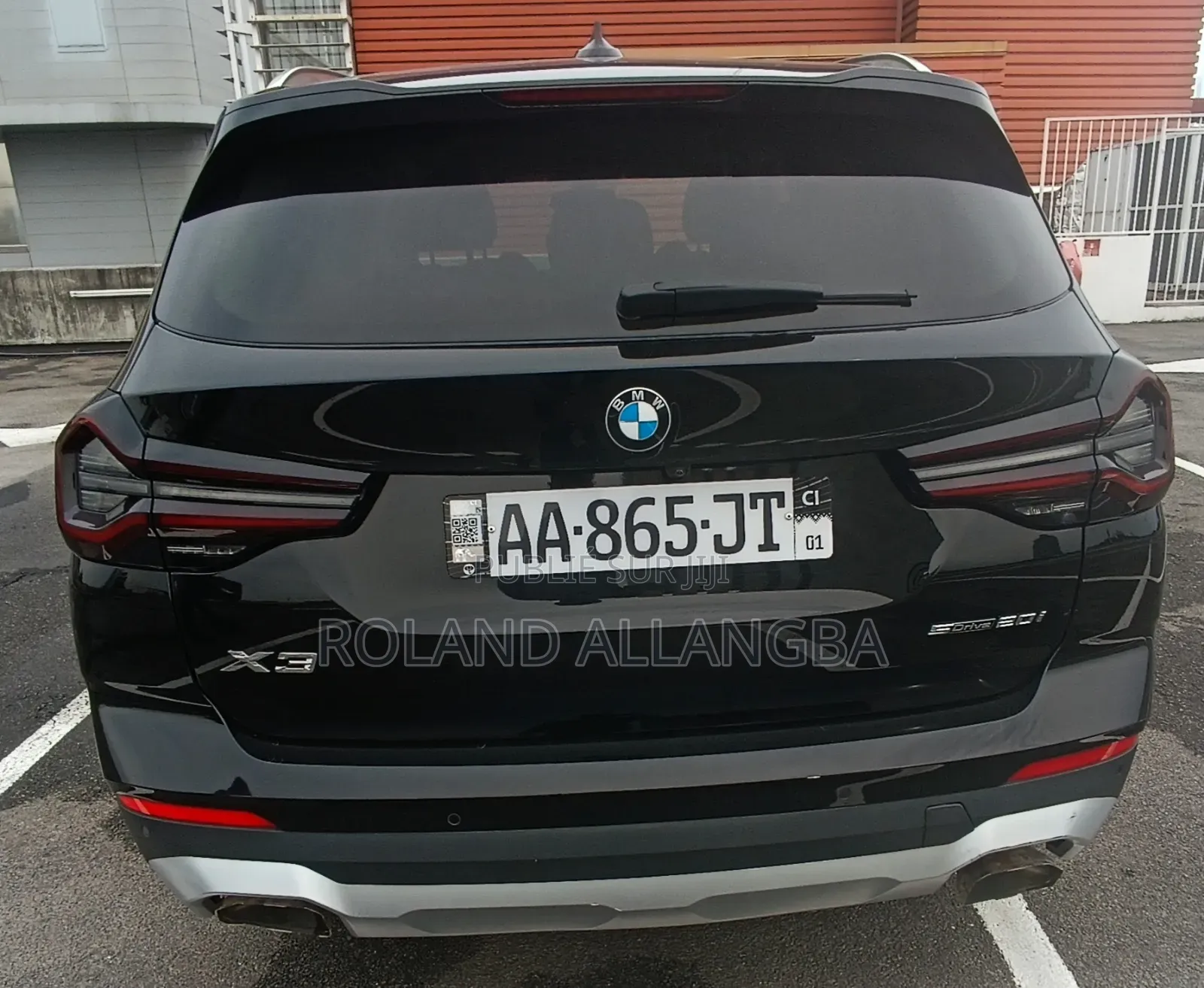 Nouveau BMW X3 2025 Noir