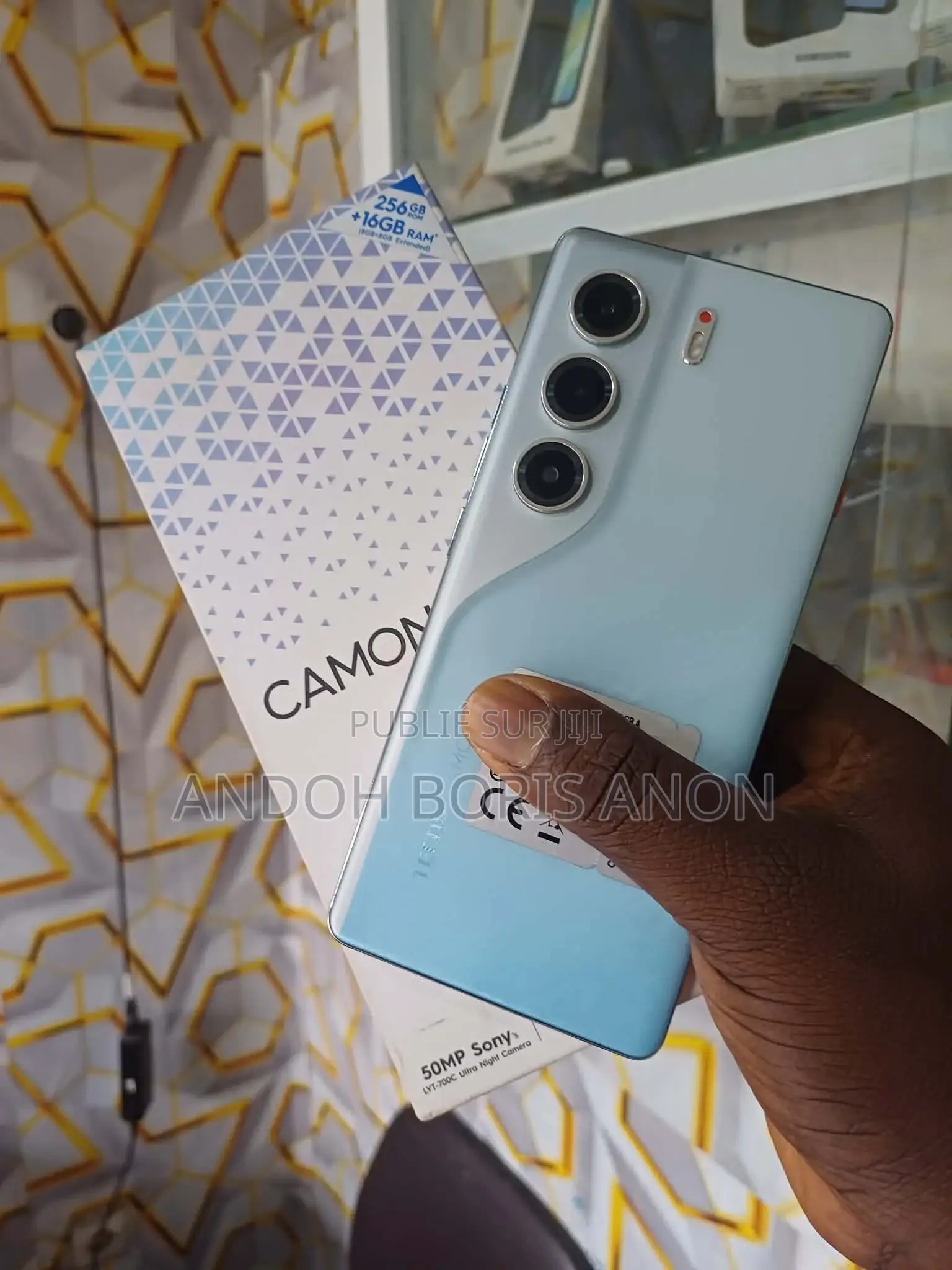Tecno Camon 40 Pro 4G 256 GB Bleu