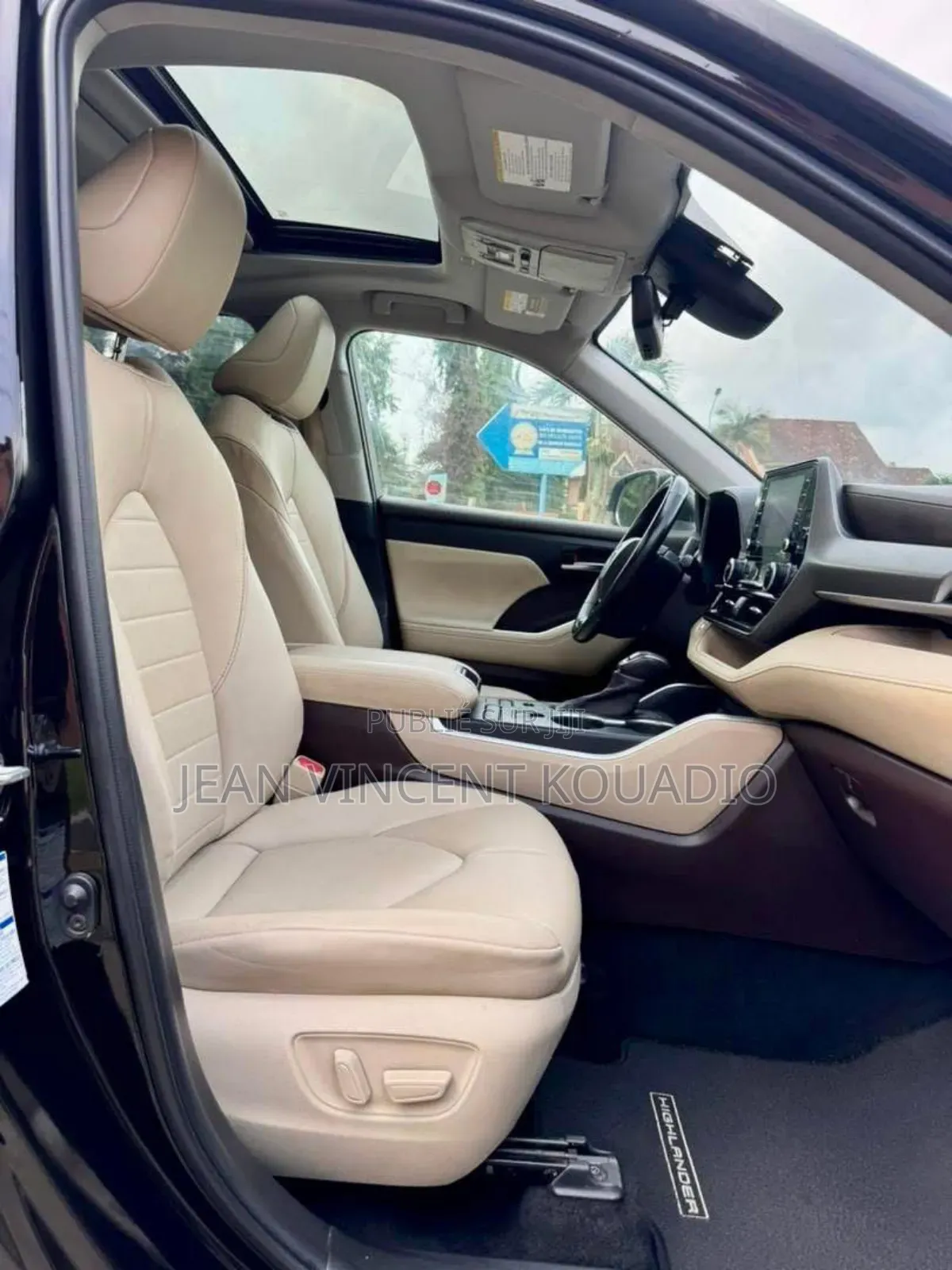 Toyota Highlander XLE AWD 2020 Noir