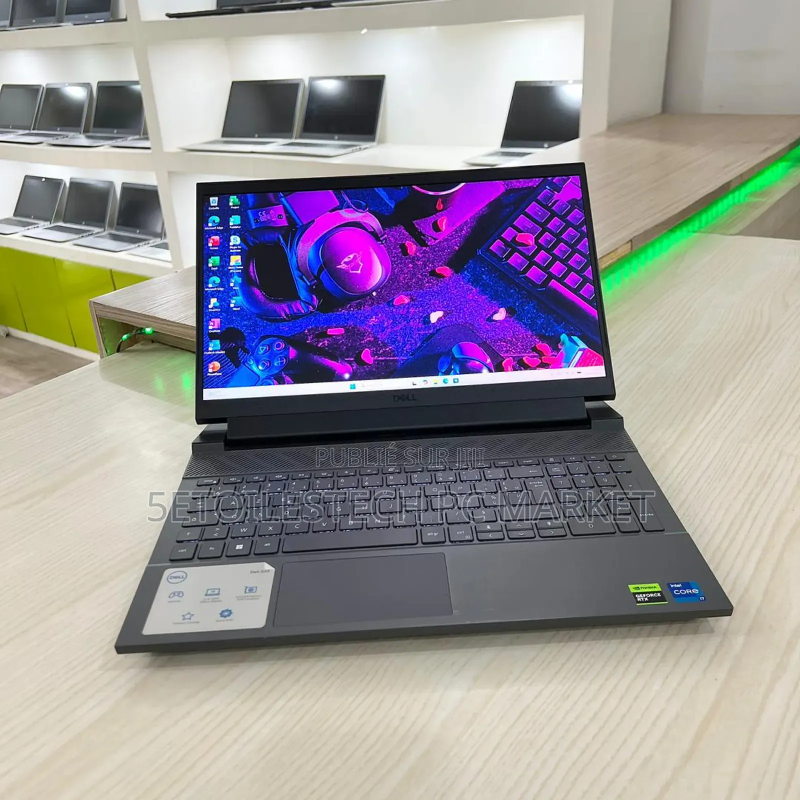 Nouveau Ordinateur portable Dell G15 5511 16GB Intel Core i7 SSD 1T