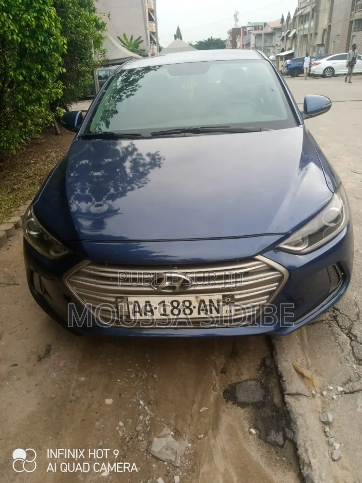 Hyundai Elantra Limited 2018 Bleu