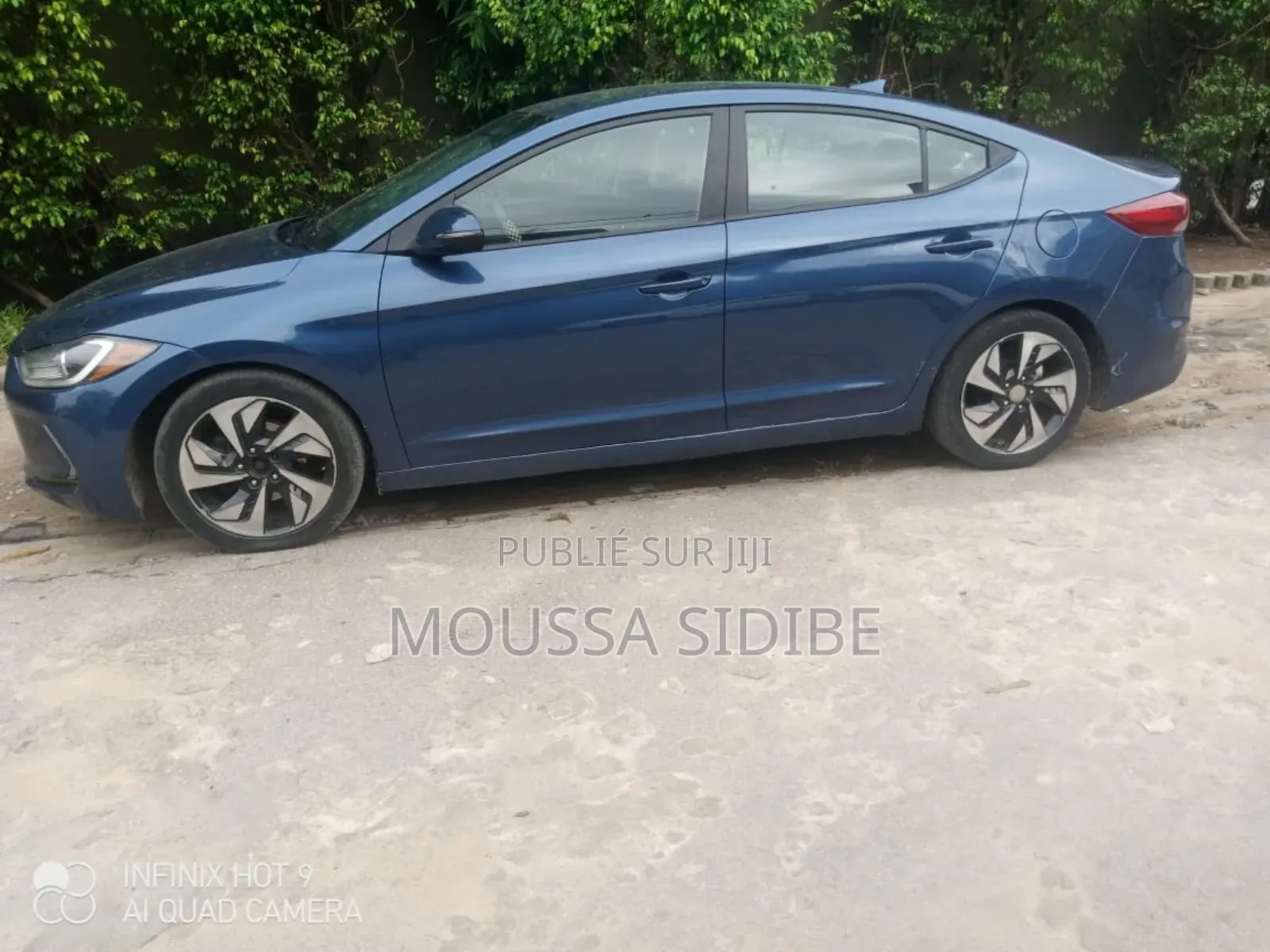 Hyundai Elantra Limited 2018 Bleu