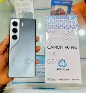 Nouveau Tecno Camon 40 Pro 5G 256 GB Noir