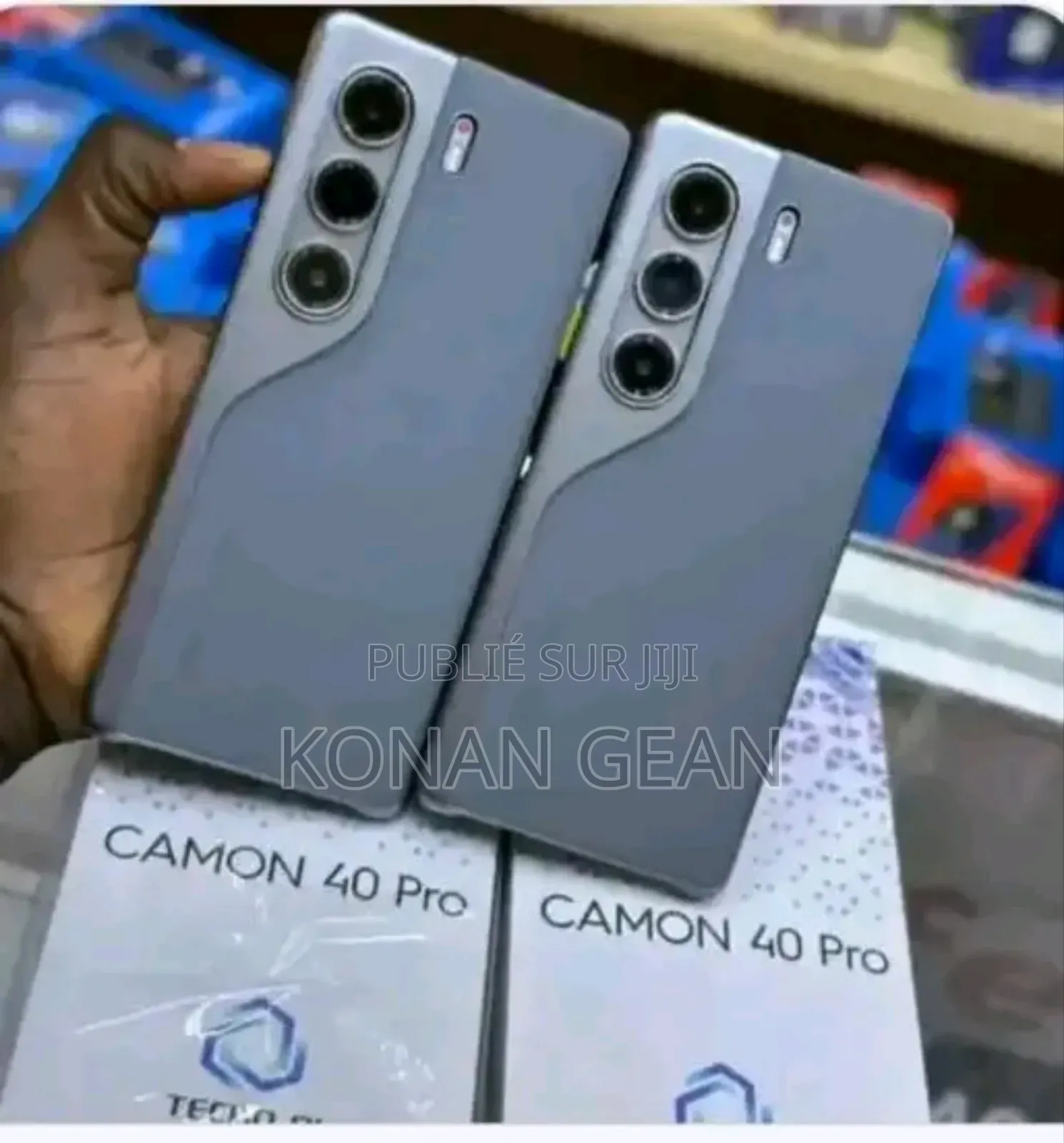 Nouveau Tecno Camon 40 Pro 5G 256 GB Noir