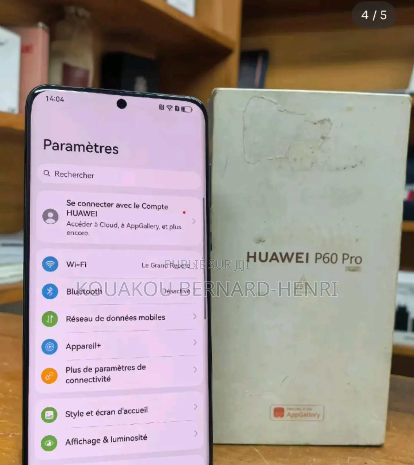 Nouveau Huawei P60 Pro 256 GB Noir