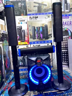 Alitop Woofer Sp-8848 Home Cinéma - Chaîne Hi-Fi - Noir