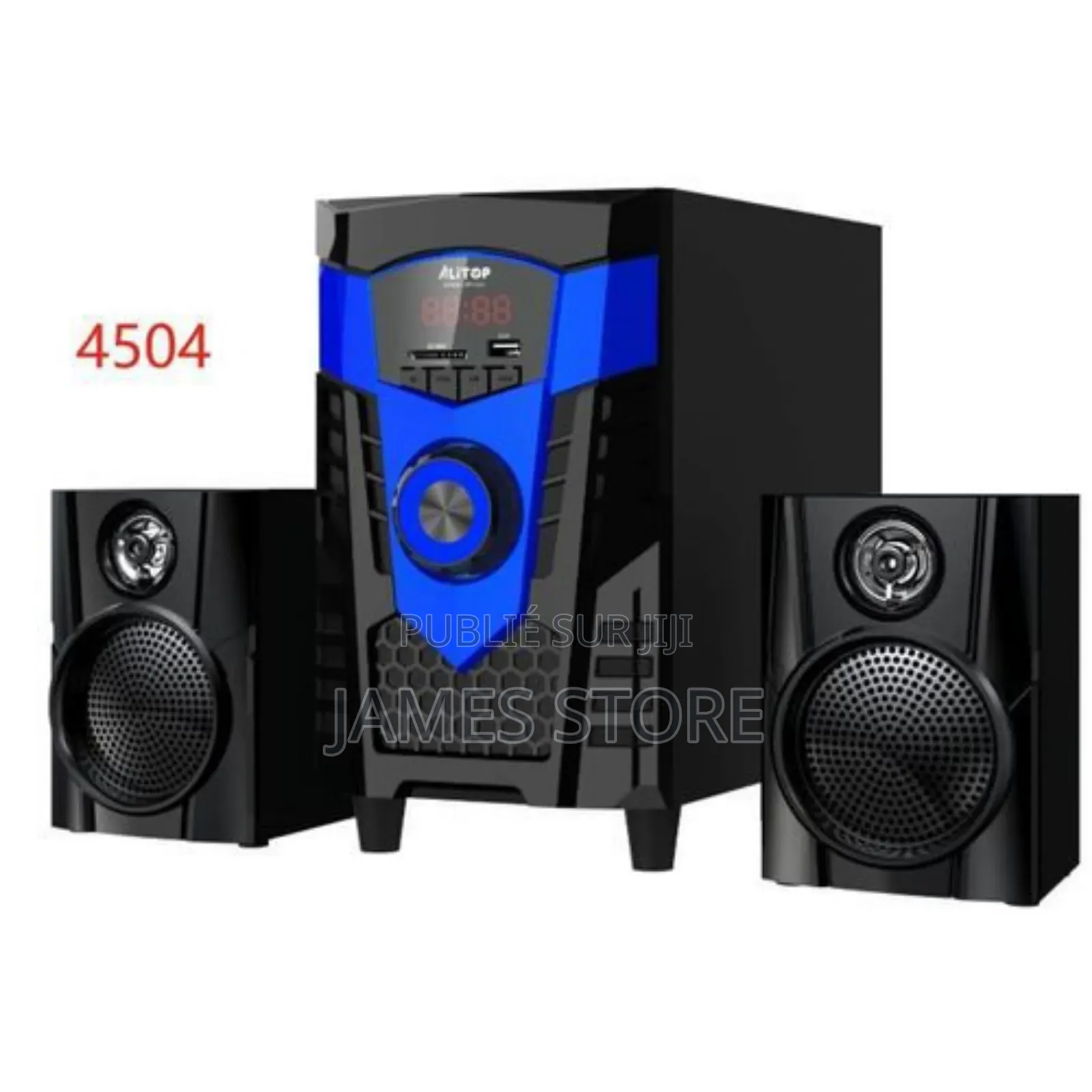 Alitop Woofer Sp-4502b Home Cinéma - Chaîne Hi-Fi - Noir