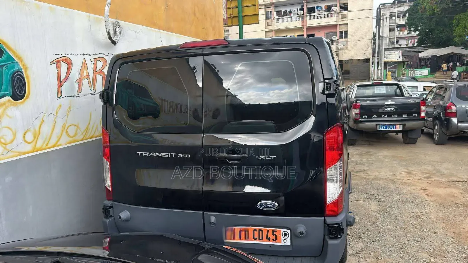 Ford Transit-350 2023 Noir