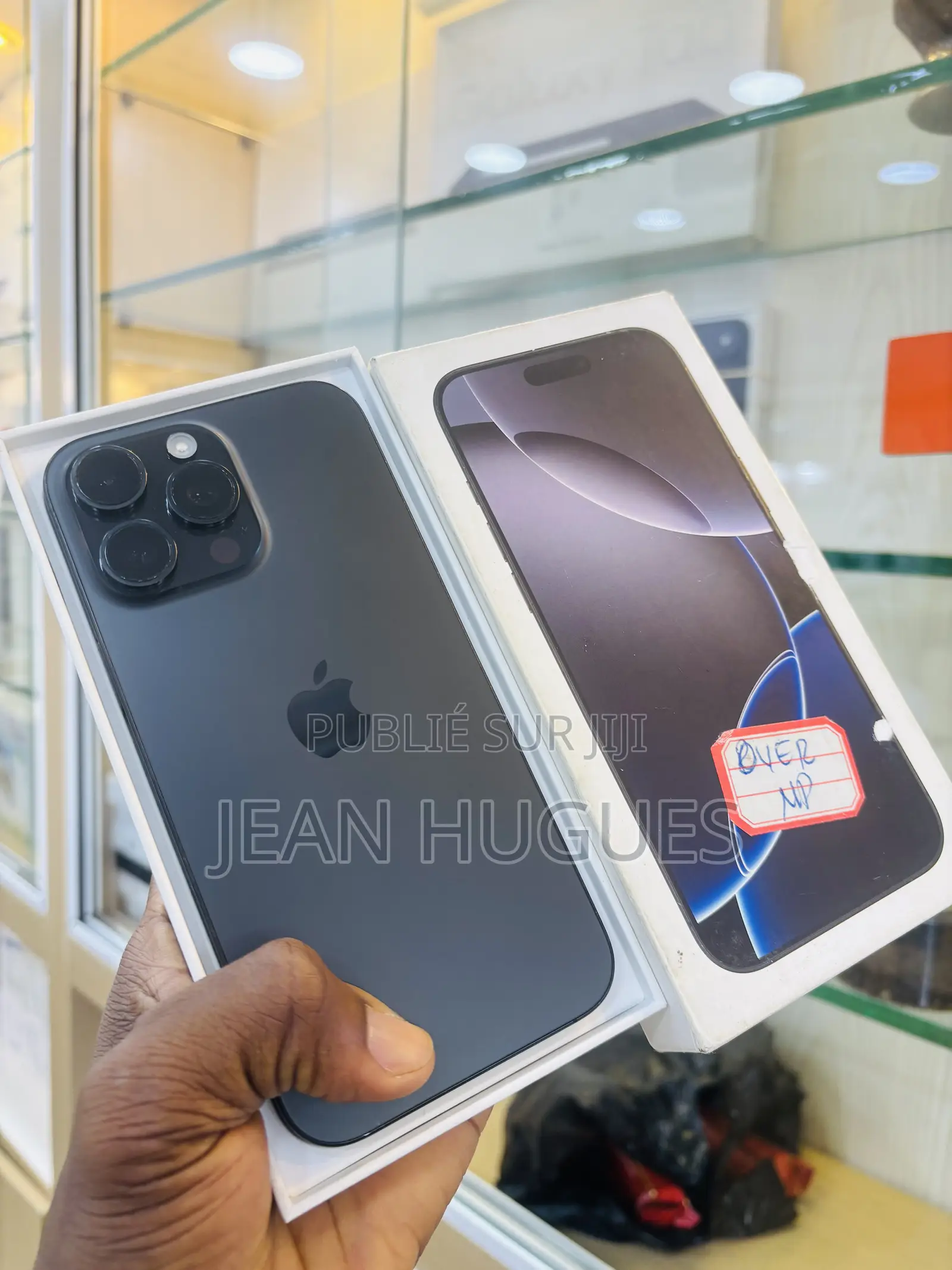 Nouveau Apple iPhone 16 Pro Max 256 GB Noir